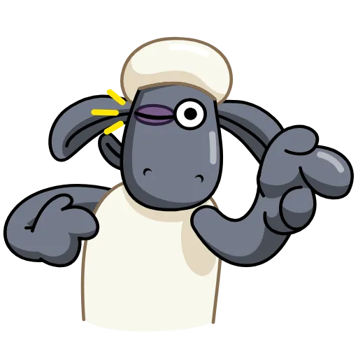 😉 Эмодзи «Shaun» для Telegram