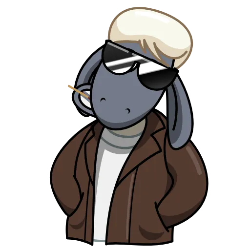 😎 Эмодзи «Shaun» для Telegram