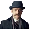 Стикер 17 😀 Набор эмоджи по сериалу «Sherlock Шерлок»