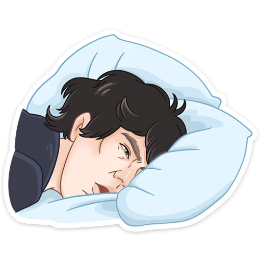 😴 Стикер «Встречайте набор для фанатов Шерлока» для Telegram