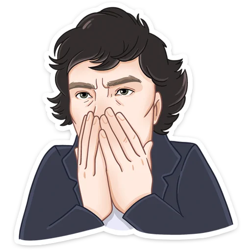 😳 Стикер «Встречайте набор для фанатов Шерлока» для Telegram