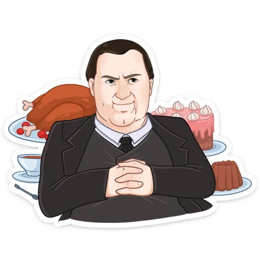 👑 Стикер «Встречайте набор для фанатов Шерлока» для Telegram