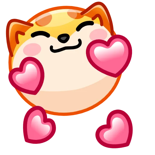Стикер 19 Shiba Inu Emoji