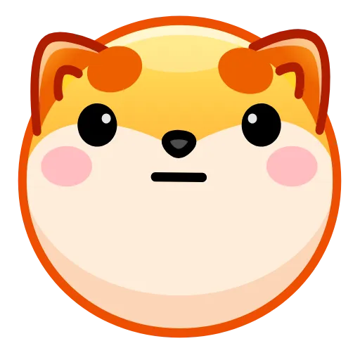 Стикер 15 Shiba Inu Emoji