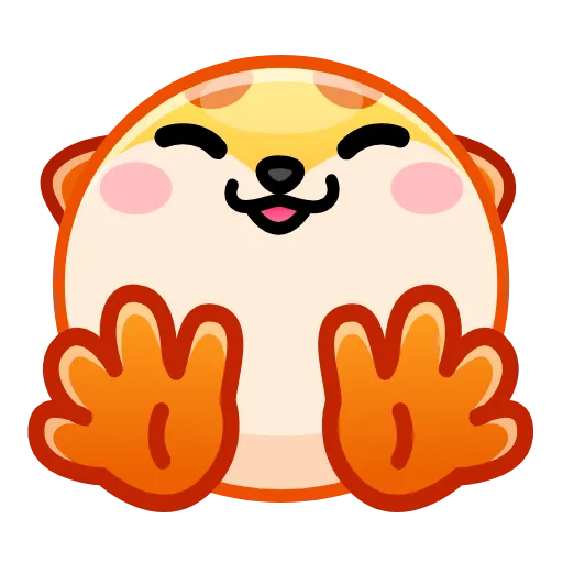 Стикер 28 Shiba Inu Emoji