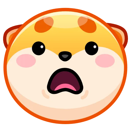 Стикер 23 Shiba Inu Emoji