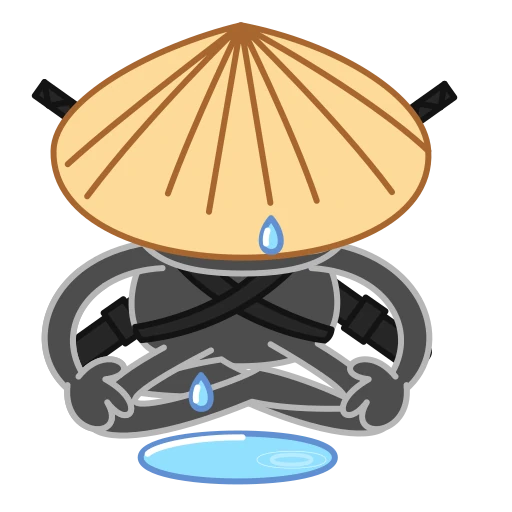 😢 Стикер «Shinobi» для Telegram
