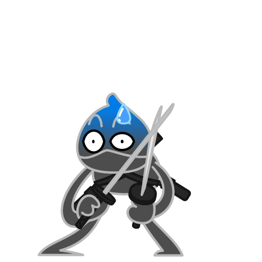 😨 Стикер «Shinobi» для Telegram