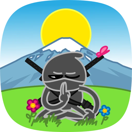 🧘 Стикер «Shinobi» для Telegram