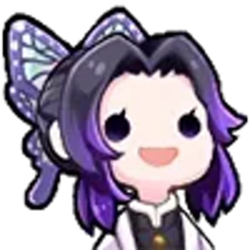 🦋 Эмодзи «Шинобу - Клинок рассекающий демонов» для Telegram