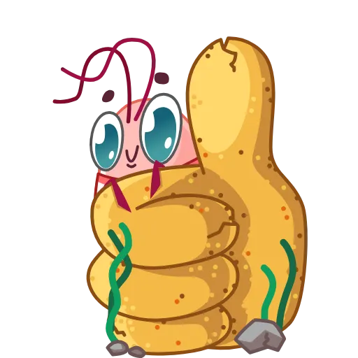 Стикер 3 Shrimp