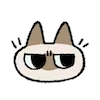 Стикер 50 Siamese Cat Lil