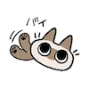 Стикер 56 Siamese Cat Lil