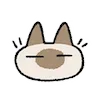 Стикер 5 Siamese Cat Lil