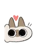 Стикер 13 Siamese Cat Lil