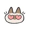 Стикер 10 Siamese Cat Lil