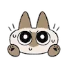 Стикер 46 Siamese Cat Lil