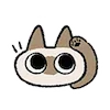 Стикер 33 Siamese Cat Lil