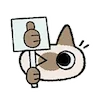 Стикер 35 Siamese Cat Lil