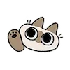 Стикер 3 Siamese Cat Lil