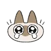 Стикер 58 Siamese Cat Lil
