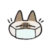 Стикер 16 Siamese Cat Lil