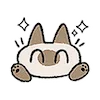 Стикер 49 Siamese Cat Lil