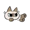 Стикер 15 Siamese Cat Lil