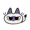 Стикер 23 Siamese Cat Lil
