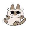 Стикер 17 Siamese Cat Lil