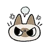 Стикер 31 Siamese Cat Lil