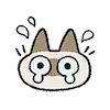 Стикер 14 Siamese Cat Lil