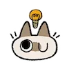 Стикер 54 Siamese Cat Lil