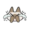 Стикер 42 Siamese Cat Lil