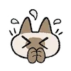 Стикер 37 Siamese Cat Lil