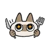 Стикер 25 Siamese Cat Lil