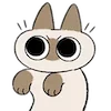 Стикер 22 Siamese Cat Lil