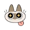 Стикер 55 Siamese Cat Lil