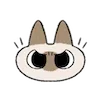Стикер 9 Siamese Cat Lil