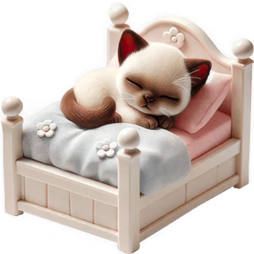 😴 Стикер «Сиамский котик» для Telegram