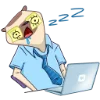 🥱 Эмодзи «Сифака» для Telegram
