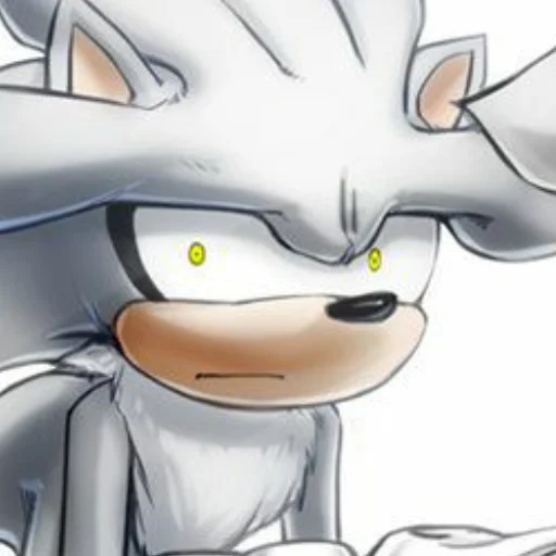😐 Стикер «Silver the hedgehog Еж Сильвер» для Telegram