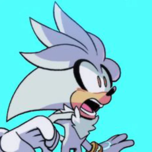 😨 Стикер «Silver the hedgehog Еж Сильвер» для Telegram