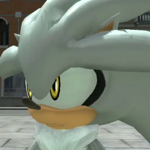 😶 Стикер «Silver the hedgehog Еж Сильвер» для Telegram