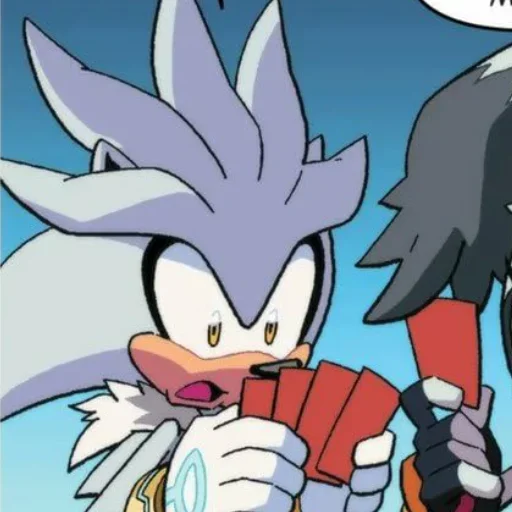 😯 Стикер «Silver the hedgehog Еж Сильвер» для Telegram