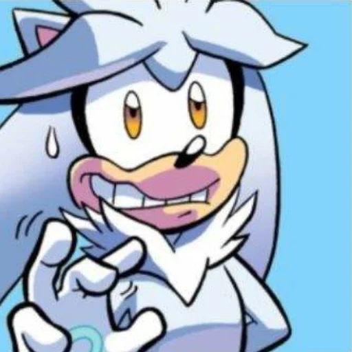 😅 Стикер «Silver the hedgehog Еж Сильвер» для Telegram