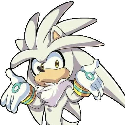 🙅 Стикер «Silver the hedgehog Еж Сильвер» для Telegram