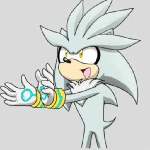 😄 Стикер «Silver the hedgehog Еж Сильвер» для Telegram