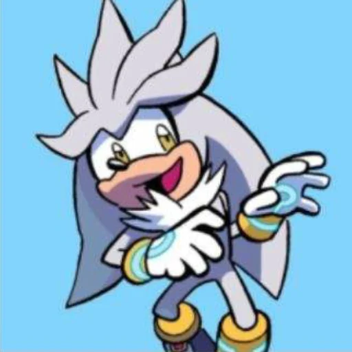 😅 Стикер «Silver the hedgehog Еж Сильвер» для Telegram
