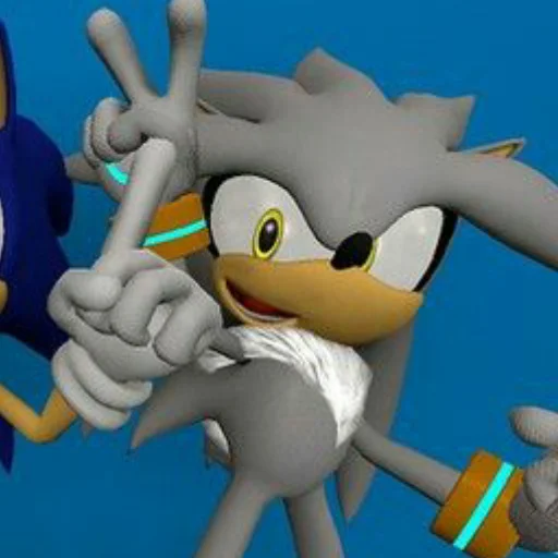 ✌️ Стикер «Silver the hedgehog Еж Сильвер» для Telegram